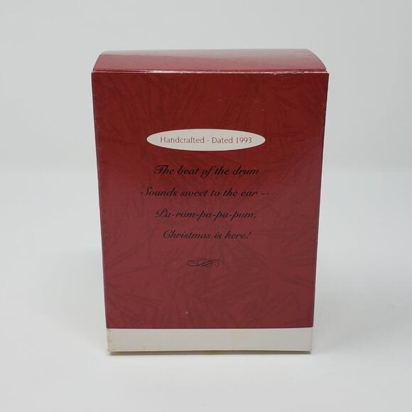 1993 Hallmark Little Drummer Boy Handcrafted Keepsake Christmas Ornament. - Picture 2 of 8